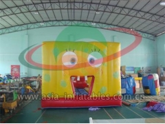 Children Tunnel Games Inflatable Sponge Bob Mini Bouncer