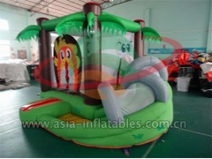 Popular Inflatable Mini Safari Bouncer With Slide in factory price