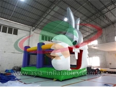 Superhero Inflatable Bunny Bouncer For Party