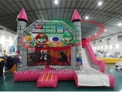 Hot Selling Party Hire Inflatable Super Mario Mini Bouncer in Factory Price