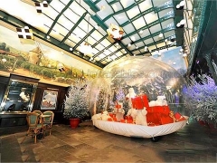 Customized Inflatable Snow Globe for Christmas Holiday Decoration