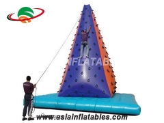 Custom Large Inflatable Interactive Games Inflatable Rock Climbing Wall For Sale