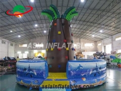Jungle Inflatable Rock Climbing Wall Kids For Inflatable Interactive Sport Games & Fun Derby Horse Race