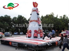 Customized Durable PVC Inflatable Climbing Wall Inflatable Rock Climbing Wall For Children & Coustomized Yours Today