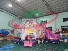 Military Inflatable Obstacle Inflatable Pink Princess Mini Bouncer