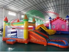 Military Inflatable Obstacle Party Use Inflatable Bouncy Castle Combo