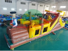 Jocob's Ladder,Inflatable Pirate Obstacle Course Games For Party
