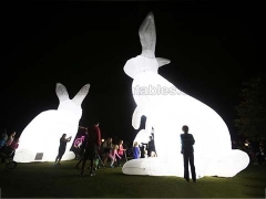 Perfect ontwerp Opblaasbaar konijn met verlichting voor vakantiedecoratie in de fabrieksprijs
