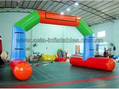 Outdoor Durable PVC Tarpaulin water floating Inflatable airtight arch for advertising