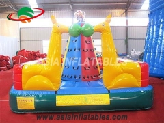 Party Use Lovely Animal Theme Outdoor Rock Inflatable Climbing Wall For Kids