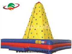 Custom Challenge Rock Climbing Wall Inflatable Sticky Mountain Climbing For Sale