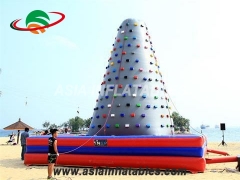 New Quality Bossaball Game Popular Indoor Inflatable Rock Climbing Wall For Healthy Sport Games